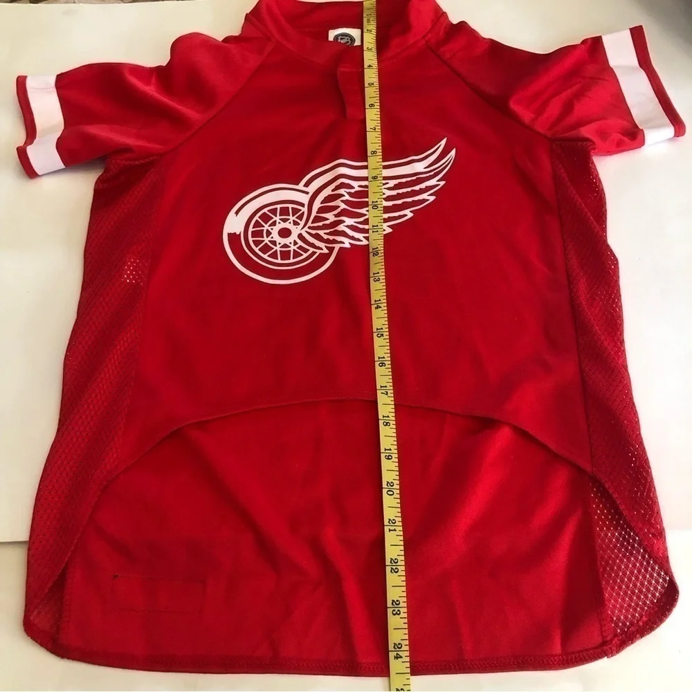 Pets First NHL Detroit Red Wings Mesh Jersey For Dogs Atlantic Division Size XXL